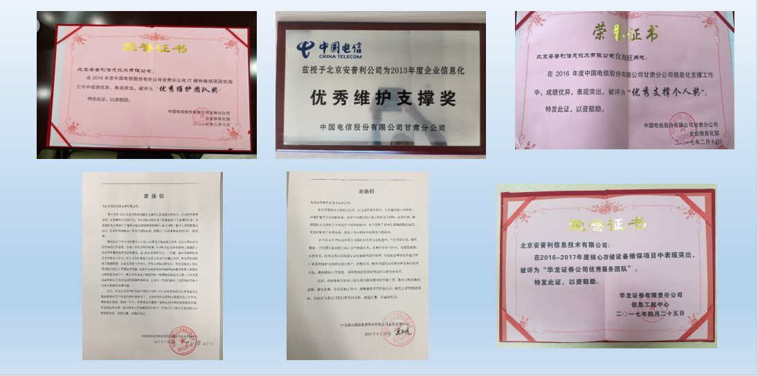 客户表扬与项目荣誉（一）